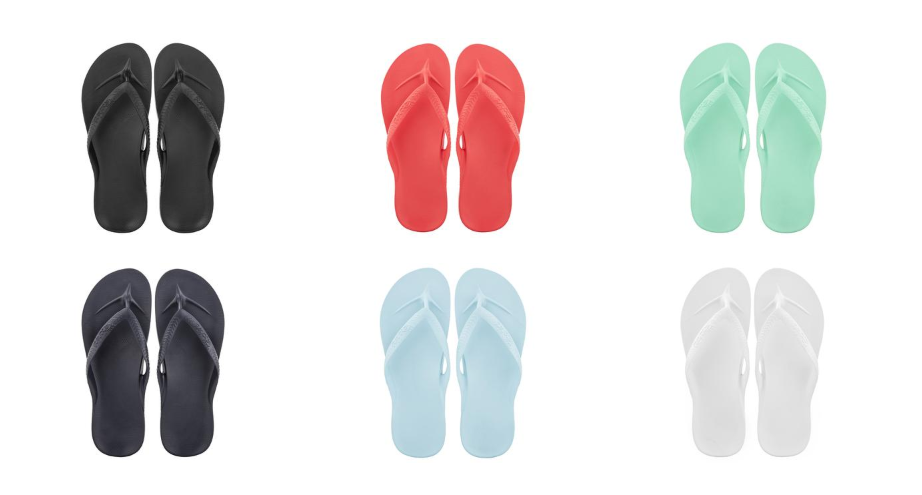 Single Colour Archies Arch Support Thongs- Flip Flops- Sandals