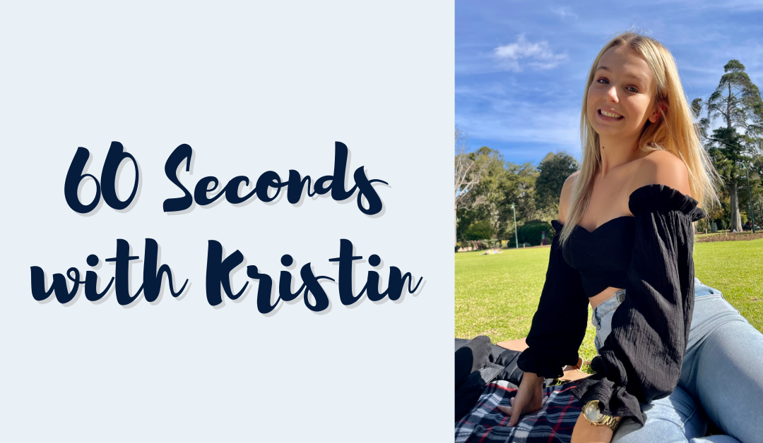 60 Seconds with our new Physio Kristin!