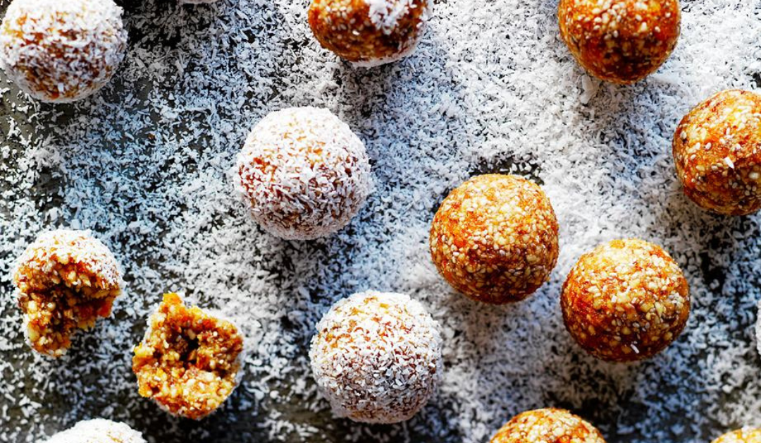 healthy snack apricot bliss balls
